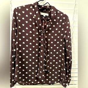 Women’s size small Ann Taylor Loft long sleeved blouse.